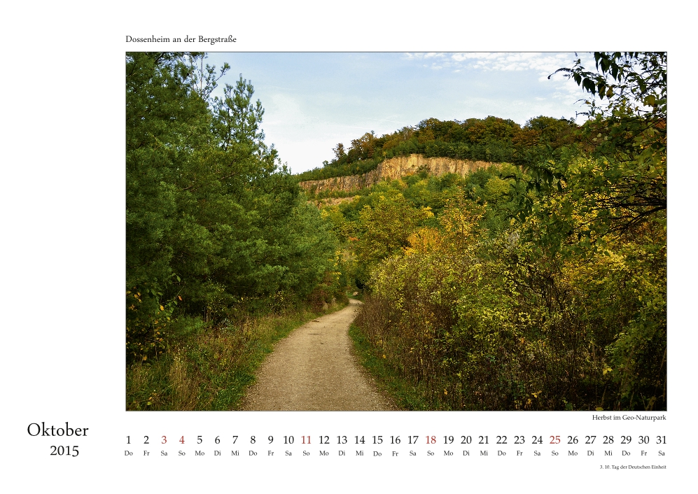 Dossenheim-Kalender 2015