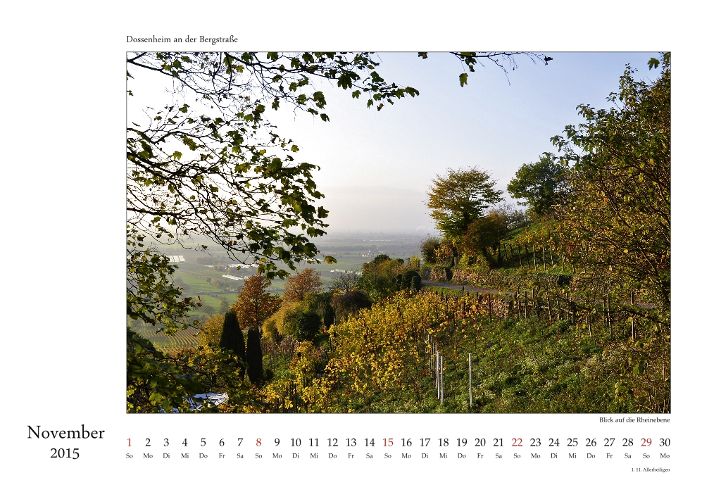 Dossenheim-Kalender 2015