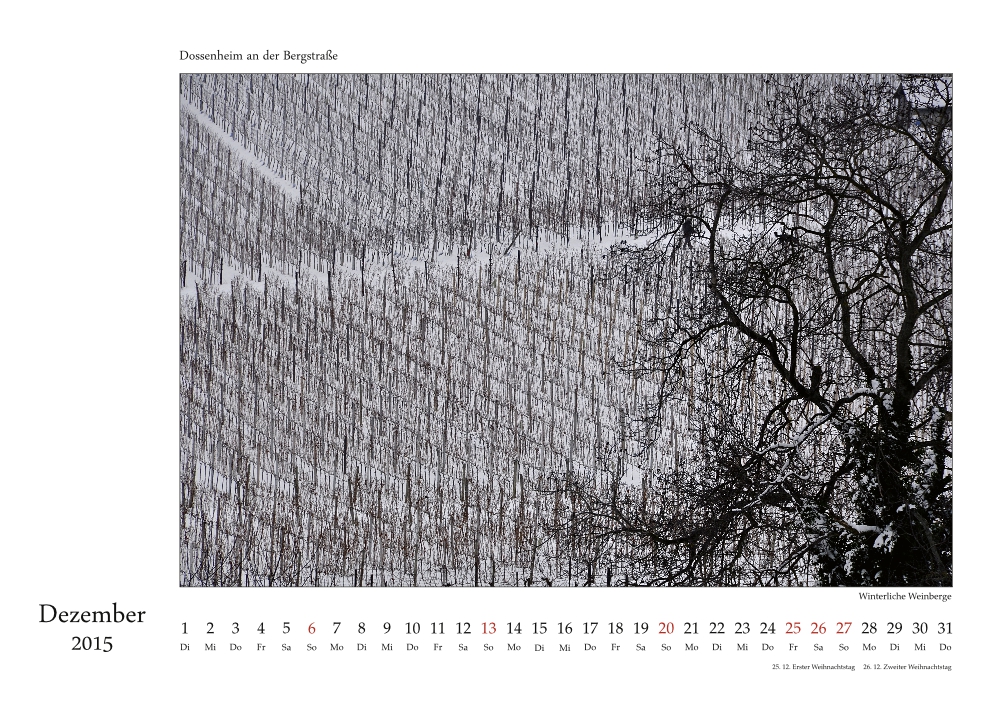 Dossenheim-Kalender 2015