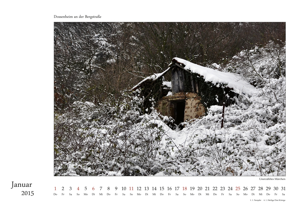 Dossenheim-Kalender 2015