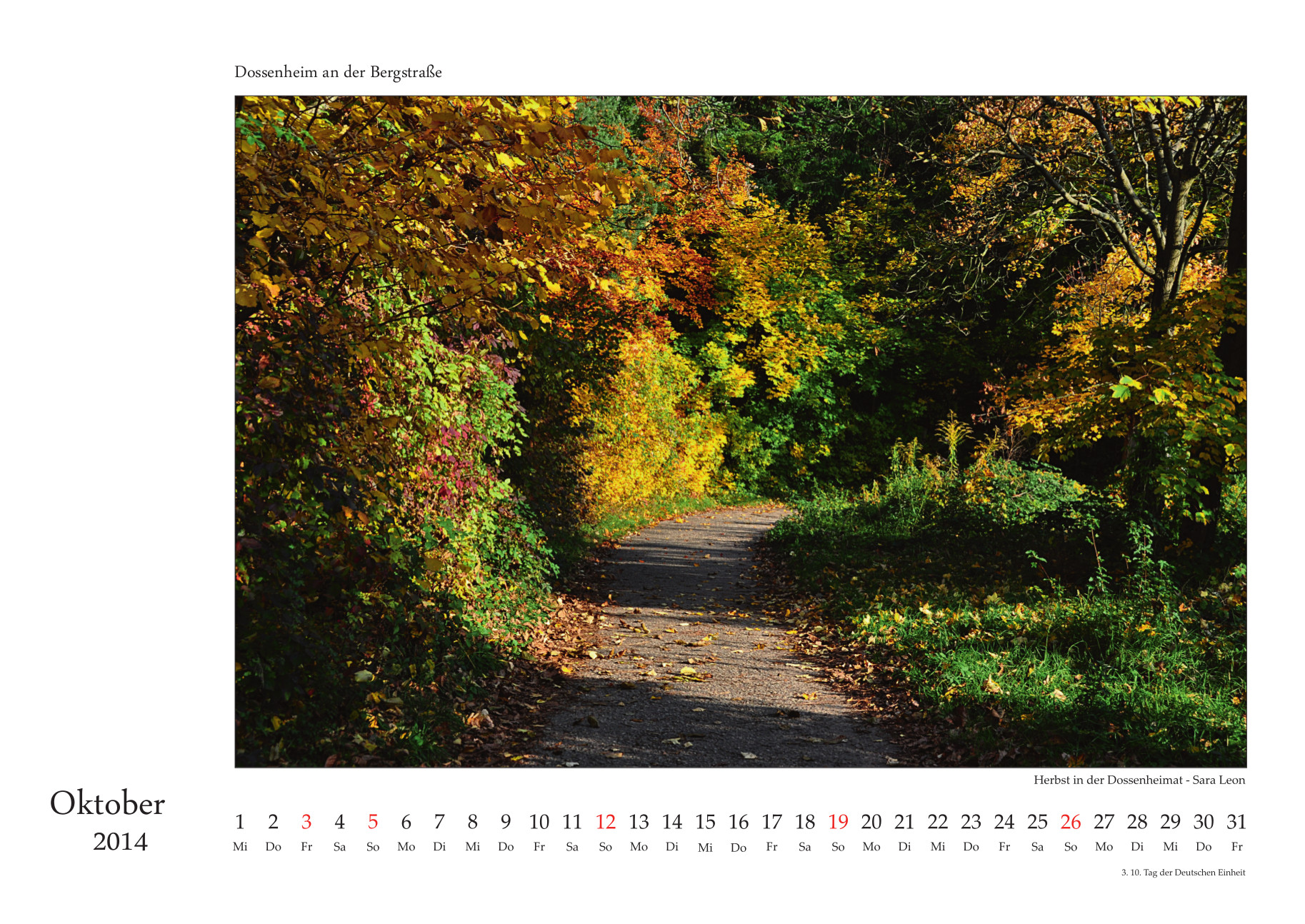 Dossenheim-Kalender 2014