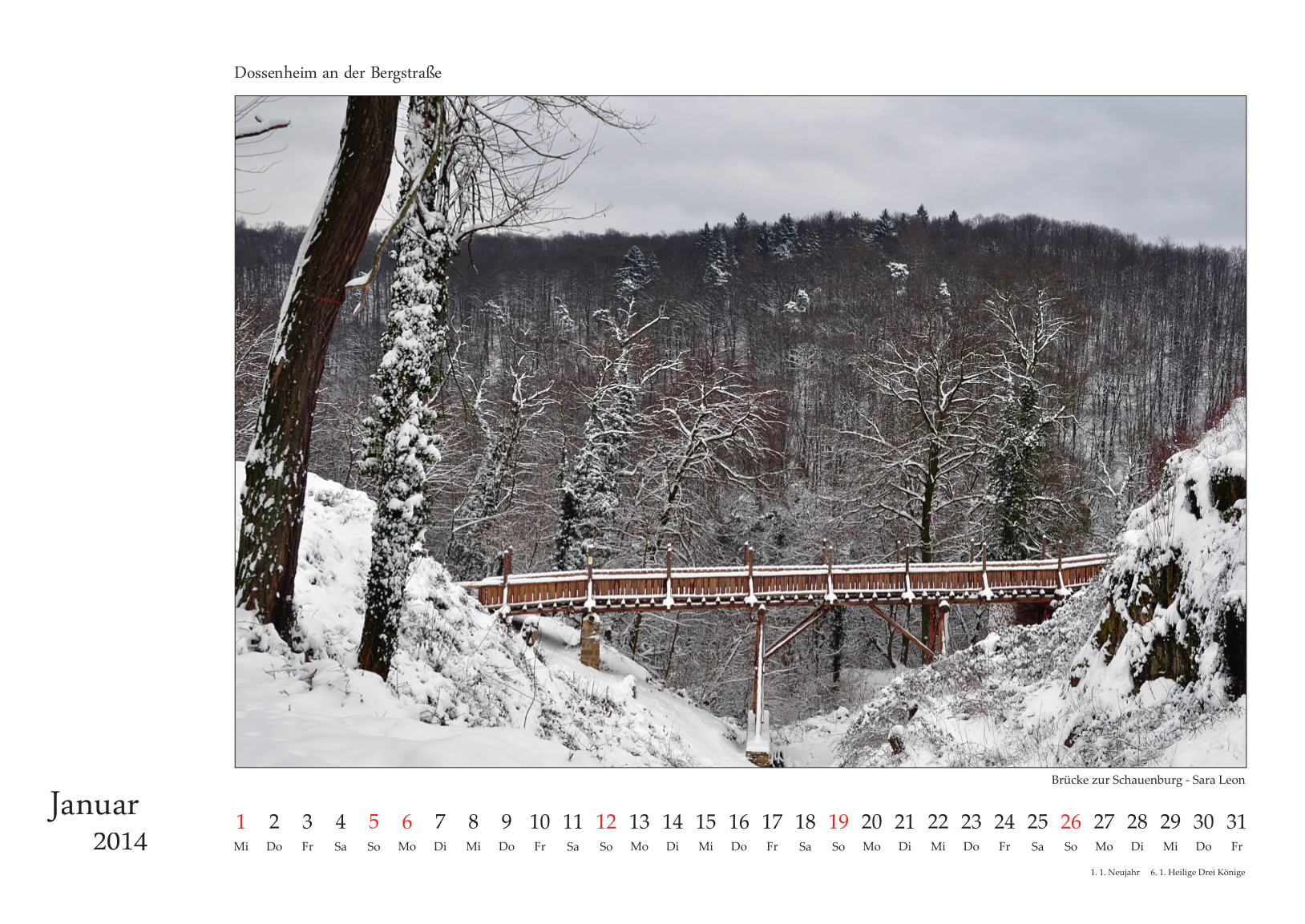 Dossenheim-Kalender 2014