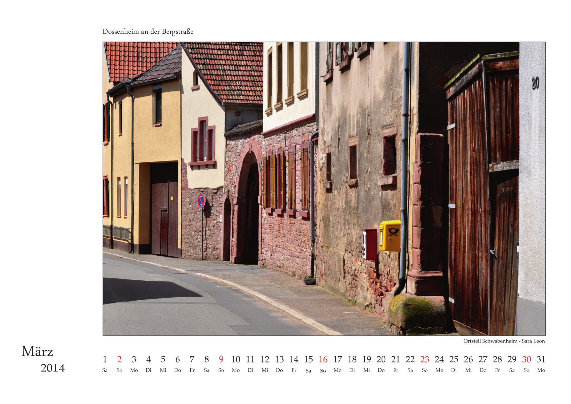 Dossenheim-Kalender 2014