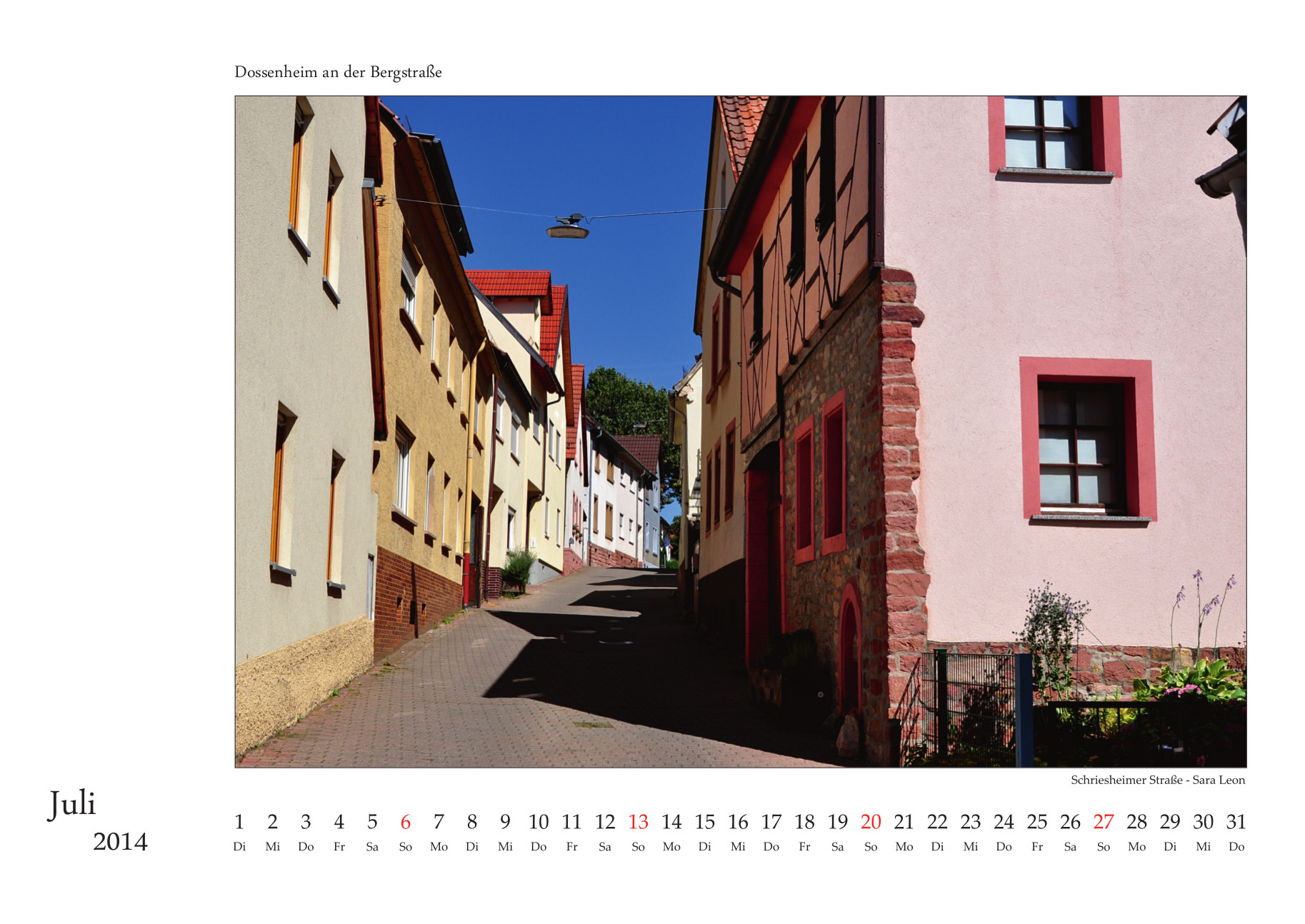 Dossenheim-Kalender 2014