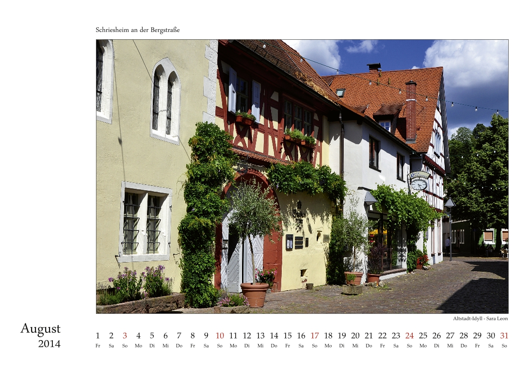 Schriesheim-Kalender 2014