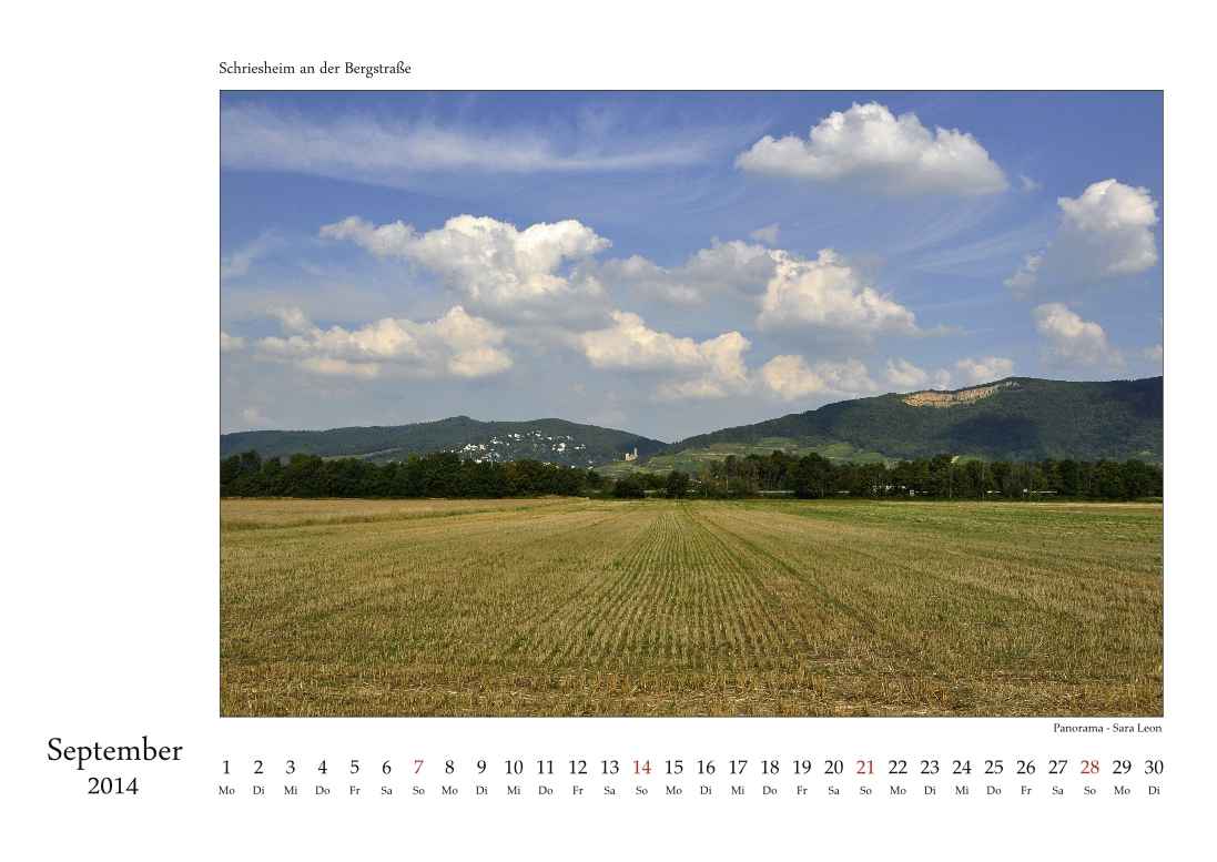 Schriesheim-Kalender 2014