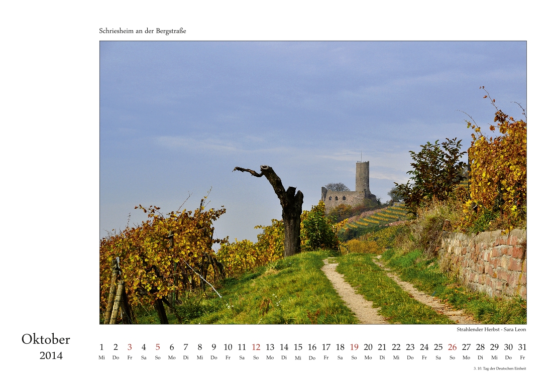 Schriesheim-Kalender 2014