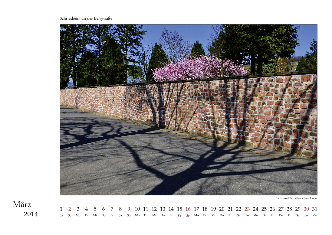 Schriesheim-Kalender 2014