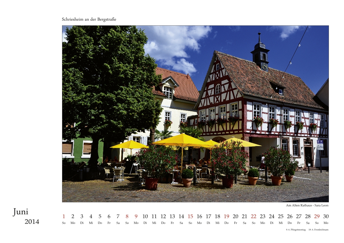 Schriesheim-Kalender 2014