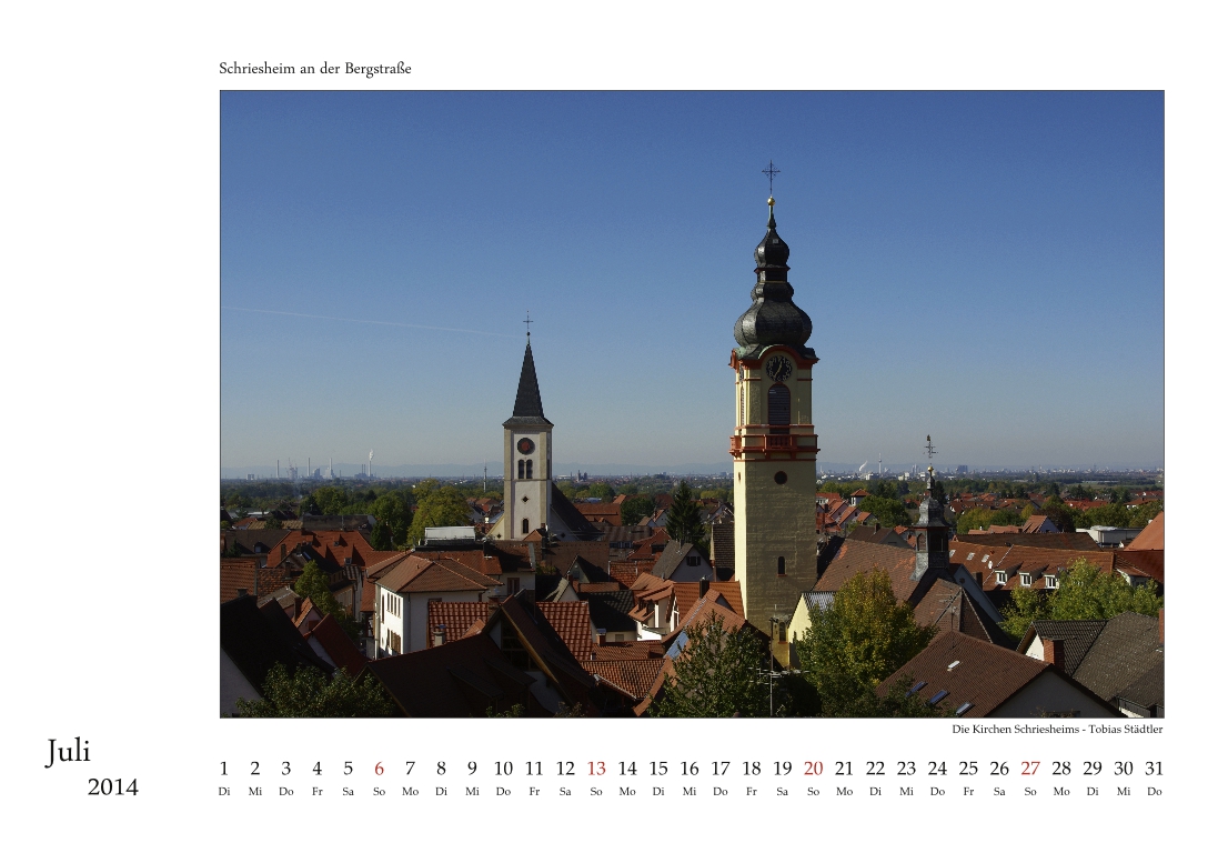 Schriesheim-Kalender 2014